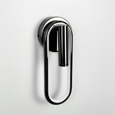 Бра у чорному глянцевому корпусі із світлодіодним овалом та спотом Line.F WB 22/2 BK