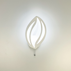 LED бра в форме лепестка белого цвета | Line F | Арт. 2325/1 WT 