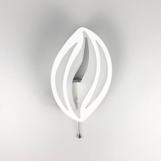 LED бра в форме лепестка белого цвета | Line F | Арт. 2325/1 WT 