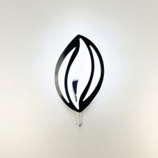 Бра LED в форме лепестка черного цвета | Line F | Арт. 2325/1 BK 