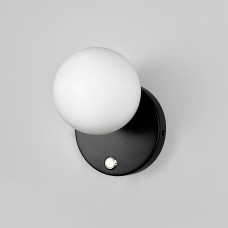 Бра Arcola в минималистичном черном корпусе 15х13 см | Line F | Арт. WJ56/1 BK 