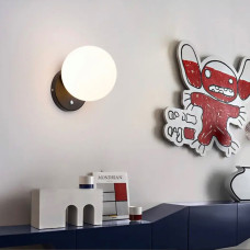 Бра Arcola в минималистичном черном корпусе 15х13 см | Line F | Арт. WJ56/1 BK 