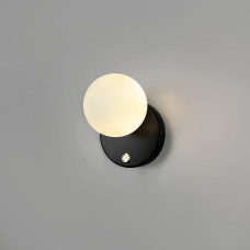 Бра Arcola в минималистичном черном корпусе 15х13 см | Line F | Арт. WJ56/1 BK 