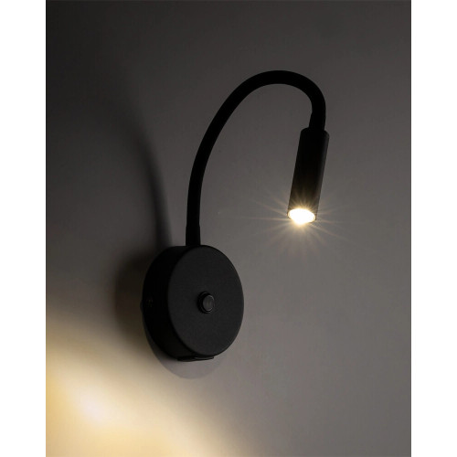 Бра, настенный светильник TK Lighting 10200 Lagos G9 1x8W IP20 черный