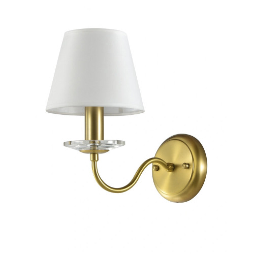 Бра, настенный светильник Edlin PL321167W-1 Moren E14 1x12W IP20 латунный