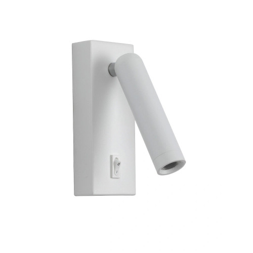 Бра, настінний світильник Italux WL-46376-1-WH Nova LED 1x2.5W 3000K 153Lm IP20 білий