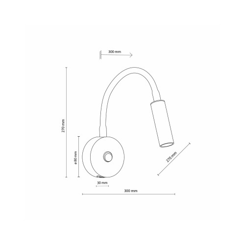 Бра, настенный светильник Tk Lighting 10202 Lagos G9 1x6W IP20 Wh