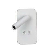 Бра, настінний світильник Italux WL-83957-1-WH Doria LED 2x8W 3000K 559Lm IP20 білий