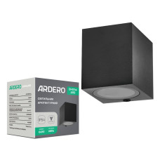 Архітектурний накладний світильник Ardero DH0146ARD QUADRO під лампу чорний