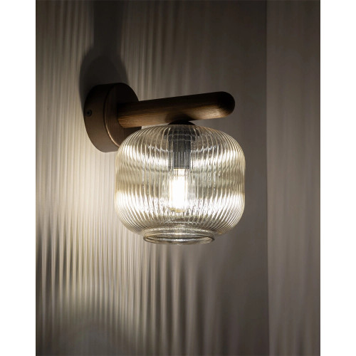 Бра, настінний світильник TK Lighting 11067 Salvia E14 1x10W IP20 коричневий