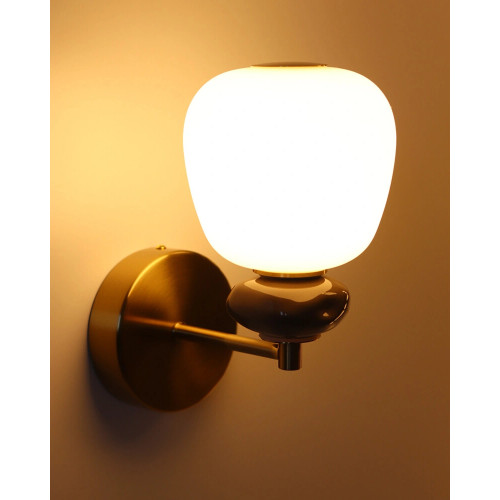 Бра, настінний світильник Nowodvorski 11703 Ceramic LED 1x8W 3000K 650Lm IP20 латунний