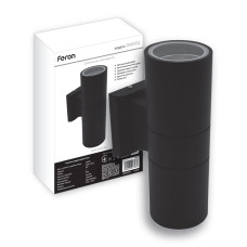 Архітектурний накладний світильник Feron DH0702 під лампу чорний