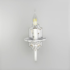 Бра-свеча в белом корпусе с позолотой | Line F | Арт. 6108/1 