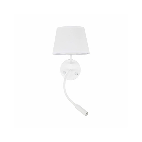 Бра, настенный светильник Tk Lighting 10080 Maja E27+G9 2x60+6W IP20 Wh