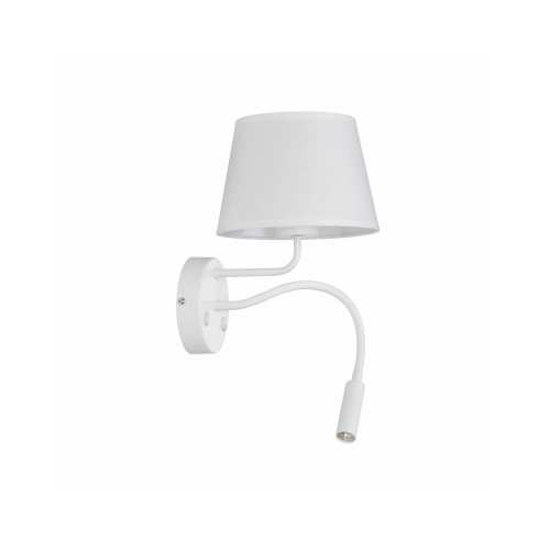Бра, настенный светильник Tk Lighting 10080 Maja E27+G9 2x60+6W IP20 Wh