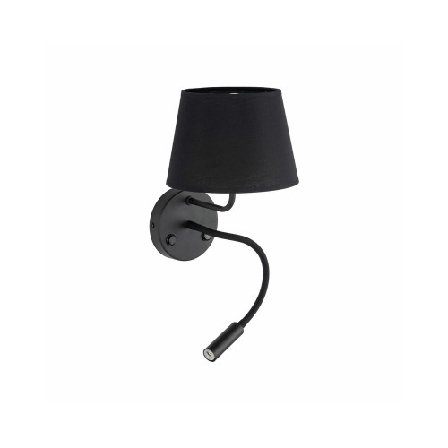 Бра, настенный светильник Tk Lighting 10081 Maja E27+G9 2x60+6W IP20 Bk