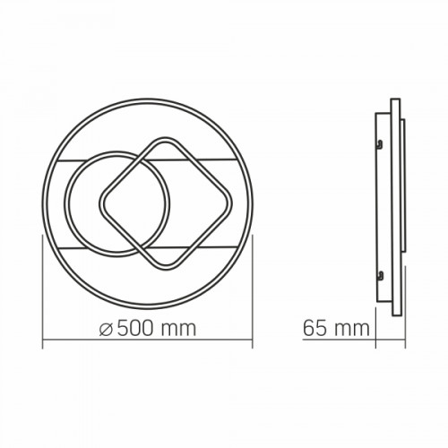 LED світильник функціональний VIDEX DECORA 50W VL-CLD-999-TT
