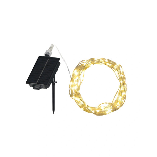 Гирлянда на солнечной батарее Goldlux 330222 LED 3000K IP44 белая