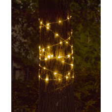Гирлянда на солнечной батарее Goldlux 330222 LED 3000K IP44 белая