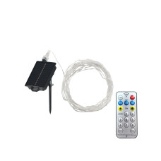 Гирлянда на солнечной батарее Goldlux 330222 LED 3000K IP44 белая