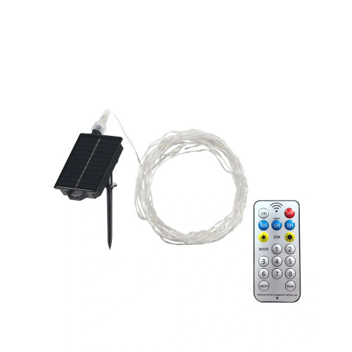 Гирлянда на солнечной батарее Goldlux 330222 LED 3000K IP44 белая