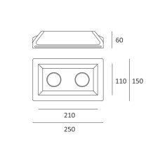 Врезной точечный светильник Imperium Light Next 410225.01.01