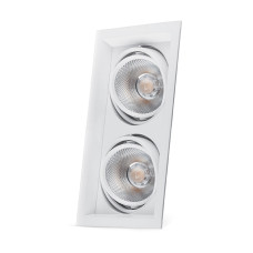 Светодиодный карданный светильник Feron AL202 12Вт 4000K белый