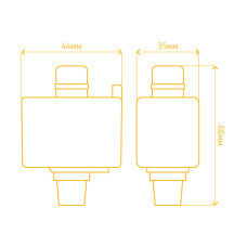 Адаптер для однофазного шинопровода Feron LD1040 черный