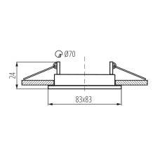 Точечный светильник Kanlux ALOR DTL-B (26732)