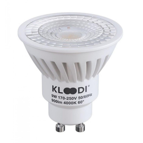Лампа LED GU10 9W 4000К 900Lm KLOODI KDGU10-9WSMD 4K 60D