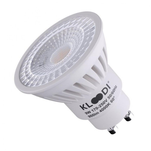Лампа LED GU10 9W 4000К 900Lm KLOODI KDGU10-9WSMD 4K 60D