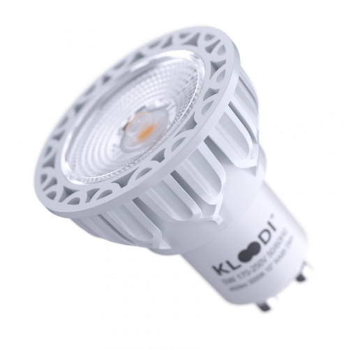 Лампа LED GU10 5WCOB 4000К 450Lm DIM KLOODI KDGU10-QL 5WCOB 4K 60D WH DIM
