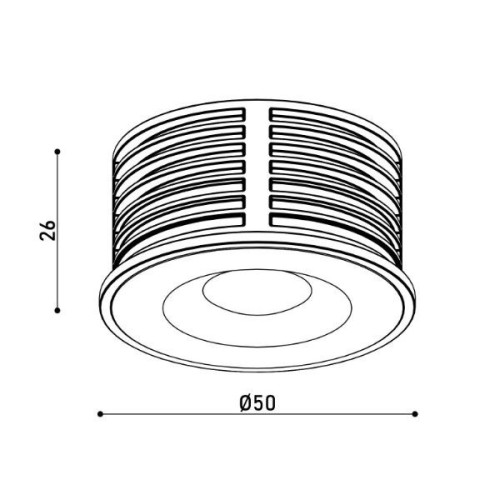 LED модуль KLOODI KDMR16 H26 7W 3K