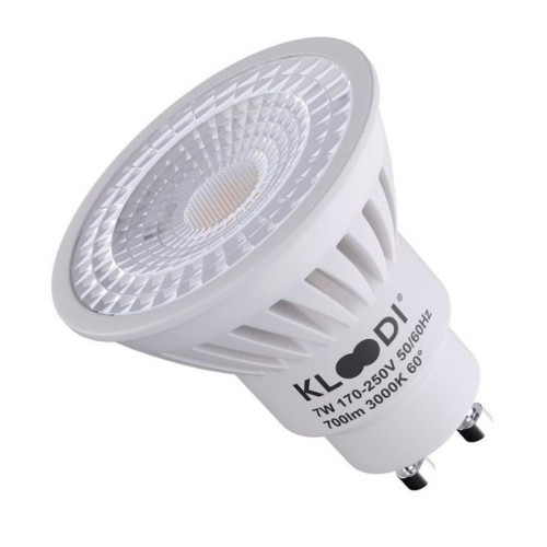 Лампа LED GU10 7W 3000К 700Lm DIM KLOODI KDGU10-7WSMD 3K 60D DIM