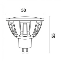 LED лампа LED UL MR16-6W-N GU10