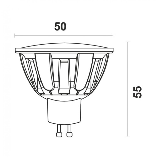 LED лампа LED UL MR16-6W-N GU10