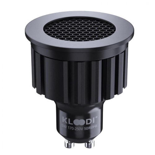 Лампа LED GU10 5WCOB 4000К 450Lm HONEYCOMB FILTER DIM KLOODI KDGU10-HC 5WCOB 4K 36D BK DIM