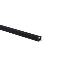 LED профіль врізний з розсіювачем PC, 2м KLOODI KLP0910 2 BK
