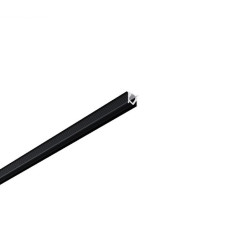 LED профіль врізний з розсіювачем PC, 2м KLOODI KLP0910 2 BK