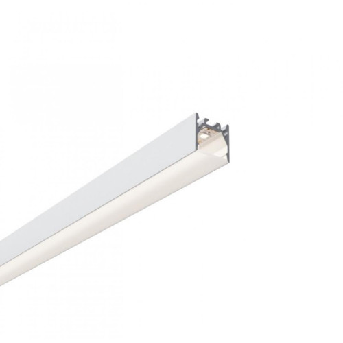 LED профіль накладний з розсіювачем PC, 2м KLOODI KLP2525 2