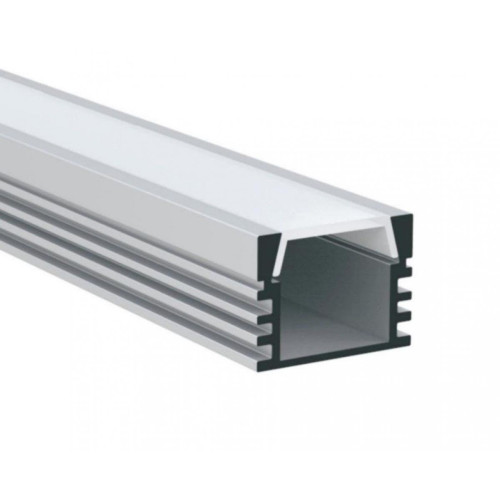 LED профіль підвісний. Розсіювач PC морозний в комплекті. 2м KLOODI KLP1612 2