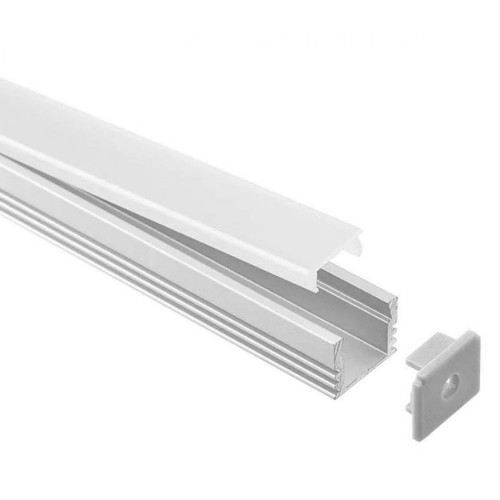 LED профіль підвісний. Розсіювач PC морозний в комплекті. 2м KLOODI KLP1612 2