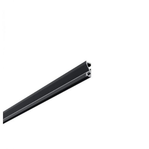 LED профіль меблевий з розсіювачем PC, 3м KLOODI KLP2009 3 BK