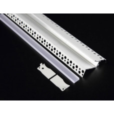 LED профіль врізний, ефект "тіньового шва" з розсіювачем PC, 3м KLOODI KLP4062TR 3