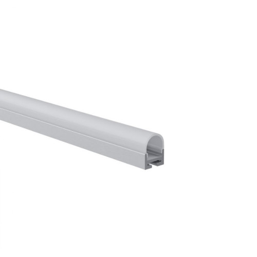 LED профіль накладний з розсіювачем PC, 2м KLOODI KLP2027R 2