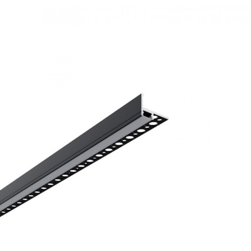 LED профіль для підсвітки сходинок. Штанга 2м. Розсіювач в комплекті KLOODI KLP3021 2 BK