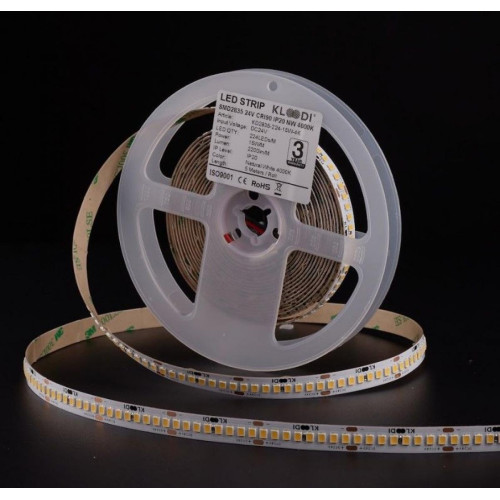 LED Стрічка 15W 224LED 4000K 2200LM IP20 24V KLOODI KD2835-224-15W-4К-24V HE