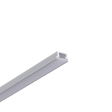 LED Профіль алюмінієвий підлоговий. Розсіювач PC в комплекті. 2м KLOODI KLP2213 2