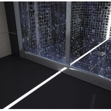 LED Профіль алюмінієвий підлоговий. Розсіювач PC в комплекті. 2м KLOODI KLP2213 2