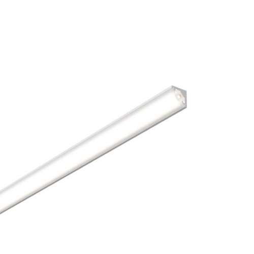 LED профіль кутовий з розсіювачем PC матовий опал KLOODI KLP0808 2